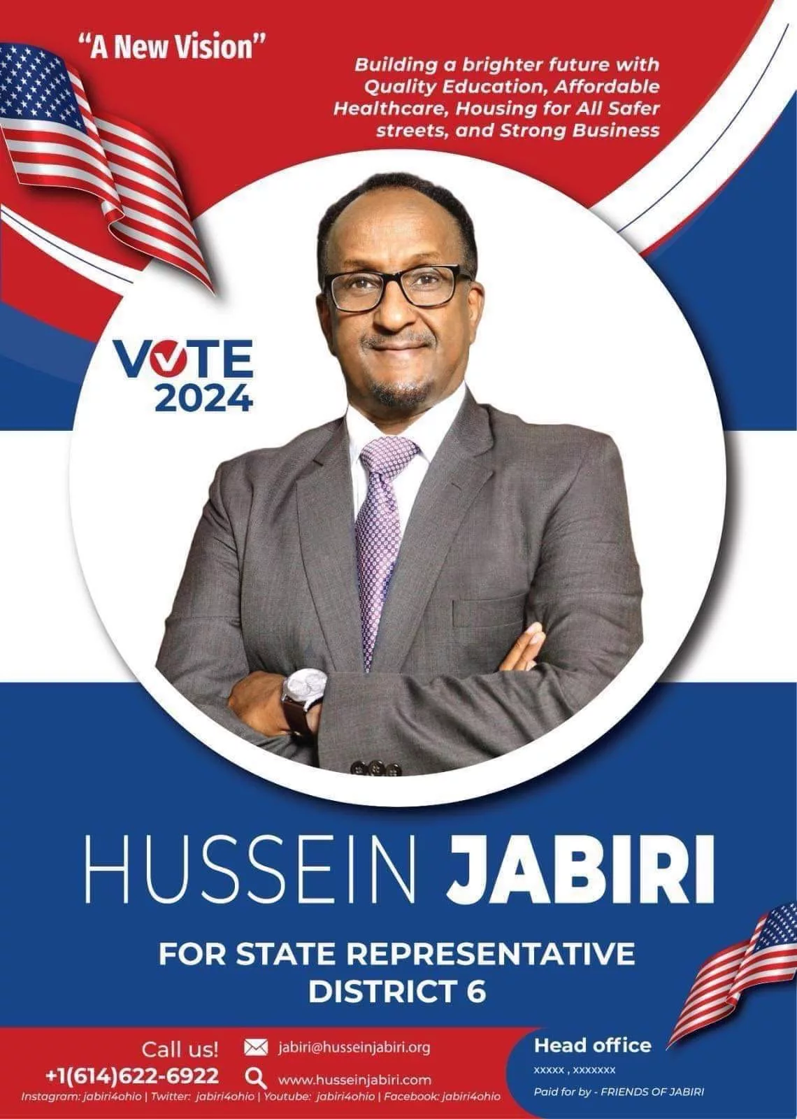 , Hussein Jabiri, a Republican hopeful